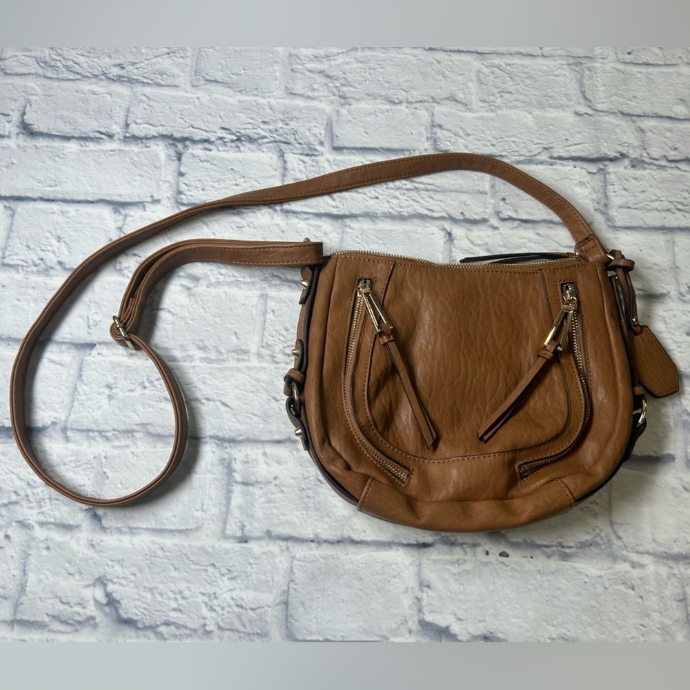 Jessica Simpson Tan Crossbody Bag w/ Adjustable Strap